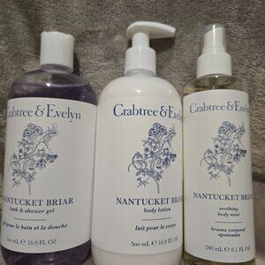 Brand New Crabtree & Evelyn Nantucket Briar set